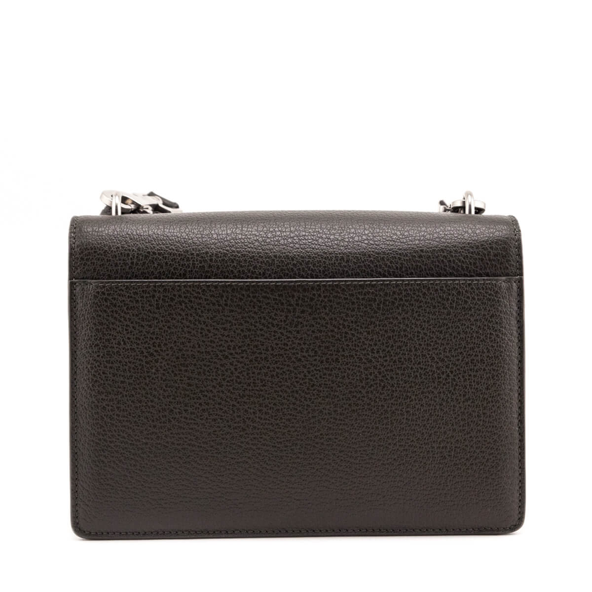 Luxury Saint Laurent Trending 2025 Kaki Grained Calfskin Medium Monogram Sunset Satchel