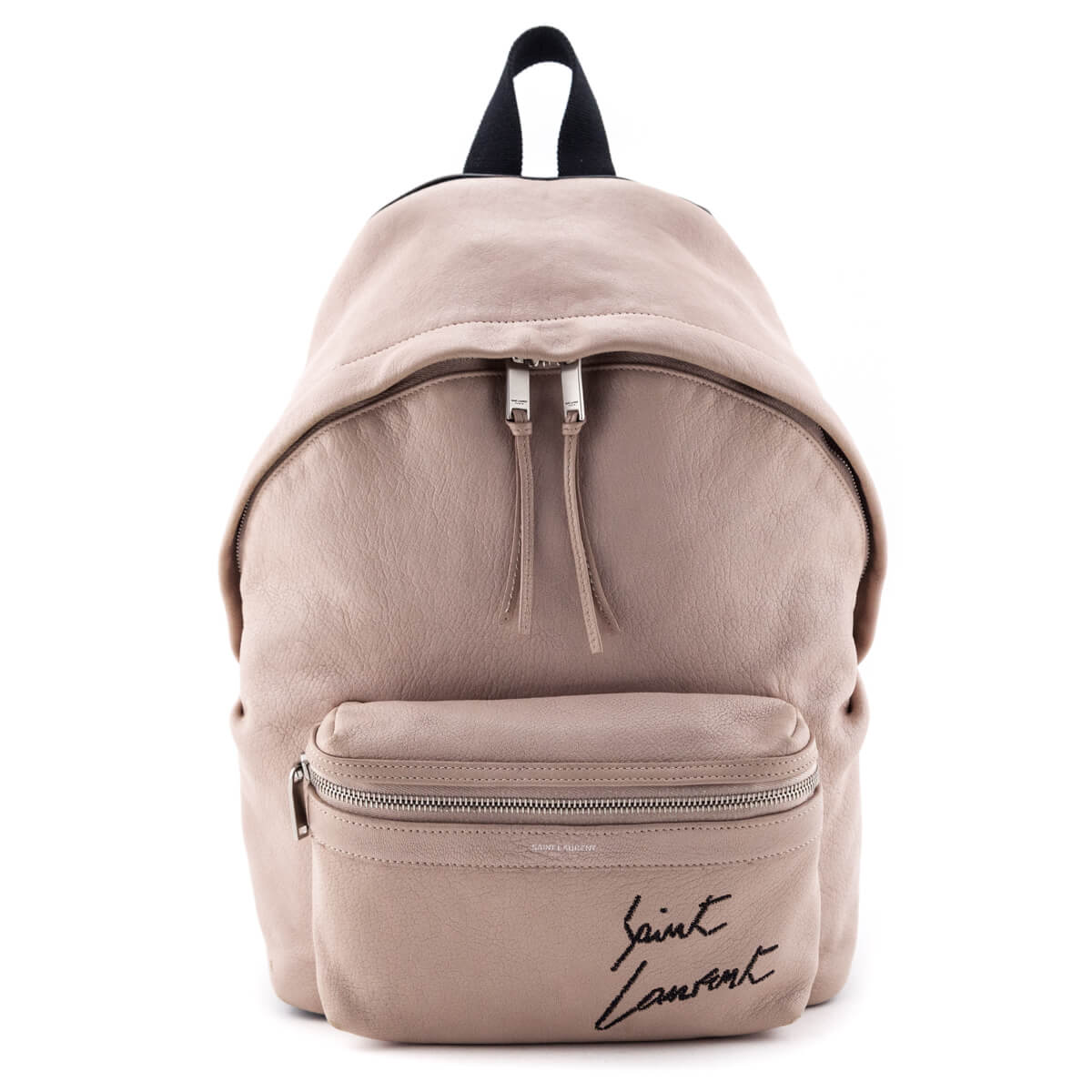 Luxury Saint Laurent Trending 2025 Pink Lambskin Signature Mini City Backpack