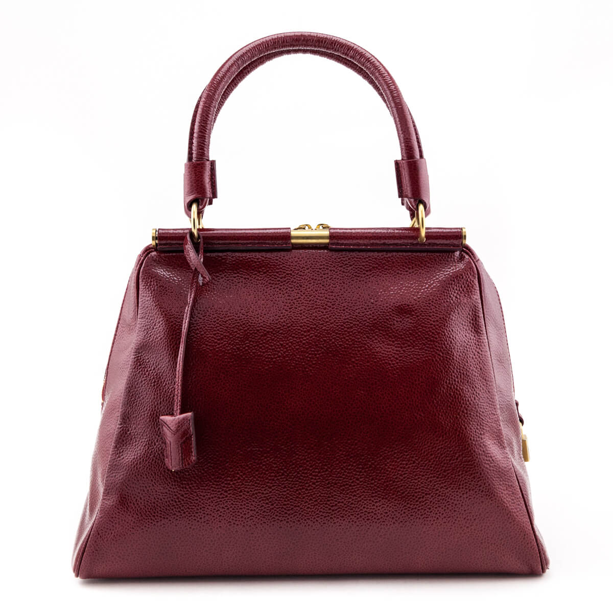 Luxury Saint Laurent Trending 2025 Red Patent Bag