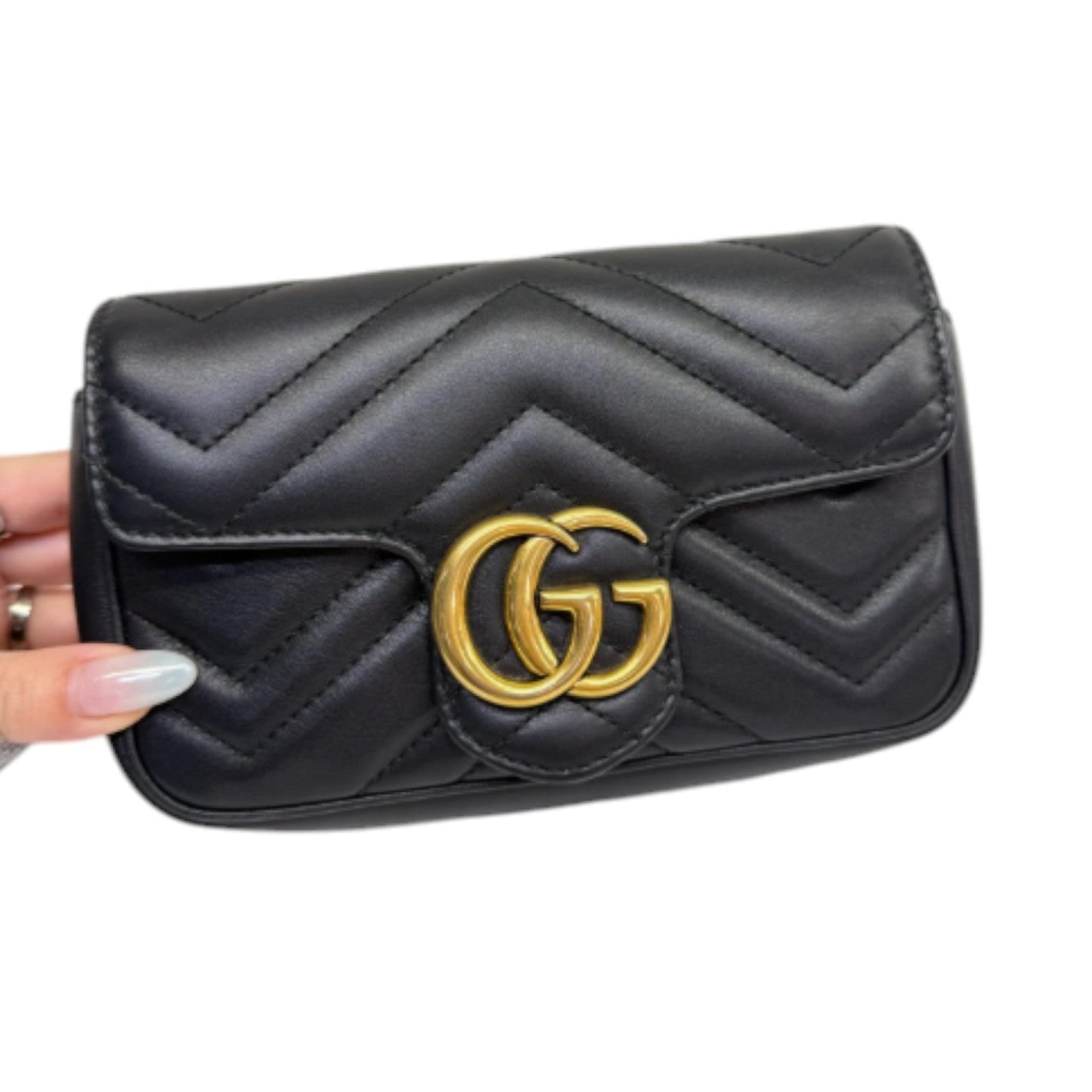 Gucci Chain Leather Shoulder Bag
