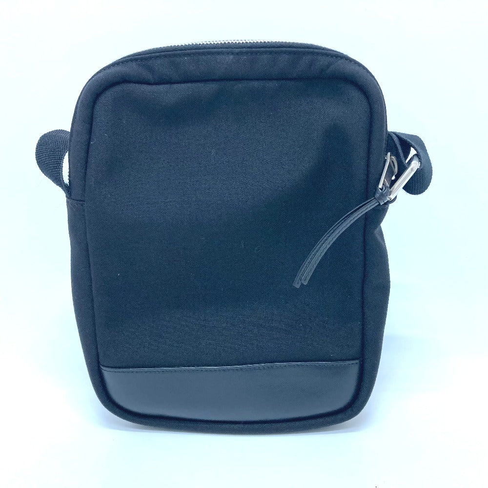 SAINT LAURENT PARIS Shoulder Bag Canvas / leather black logo plate Women