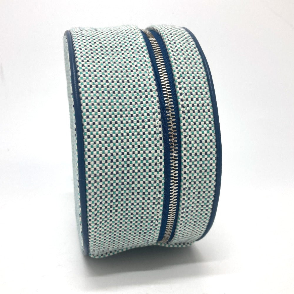 HERMES Pouch Tower ash blue Evasion Marine Women