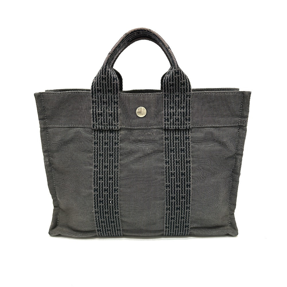 HERMES Handbag canvas gray Her Line Tote PM Women