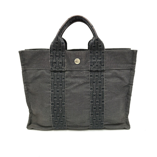 HERMES Handbag canvas gray Her Line Tote PM Women