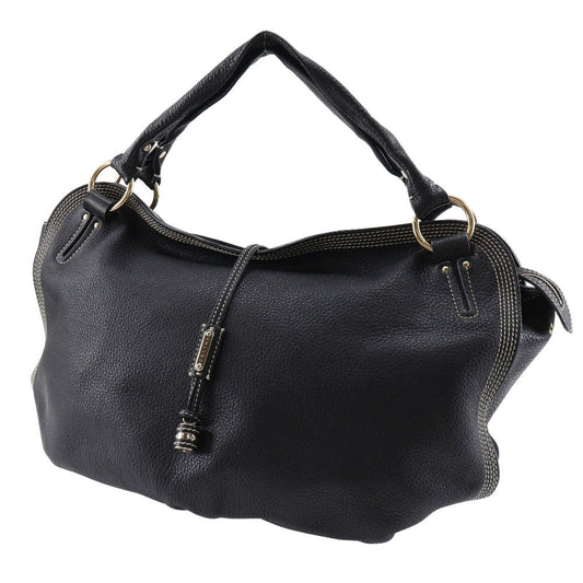 CELINE Tote Bag leather black Women