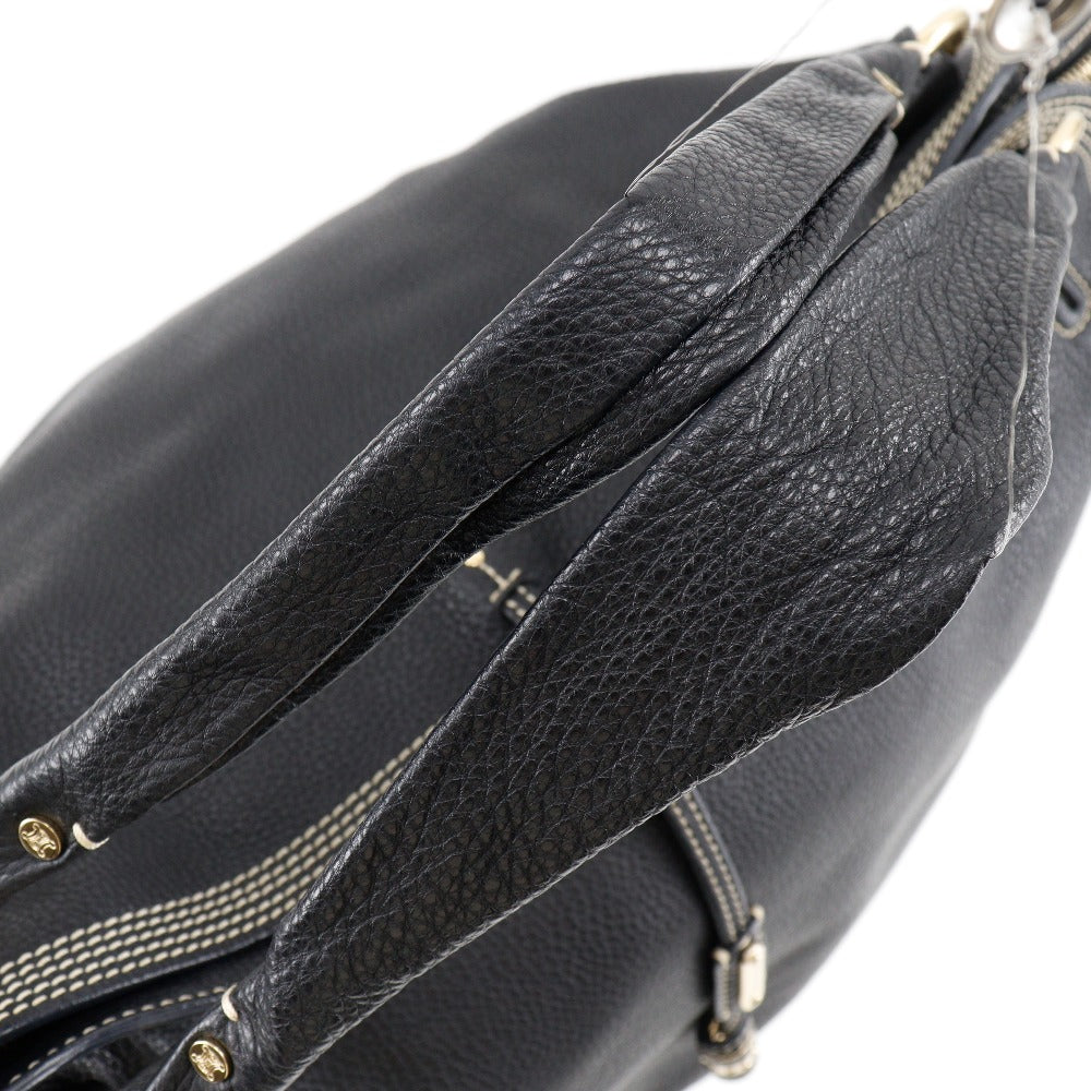 CELINE Tote Bag leather black Women