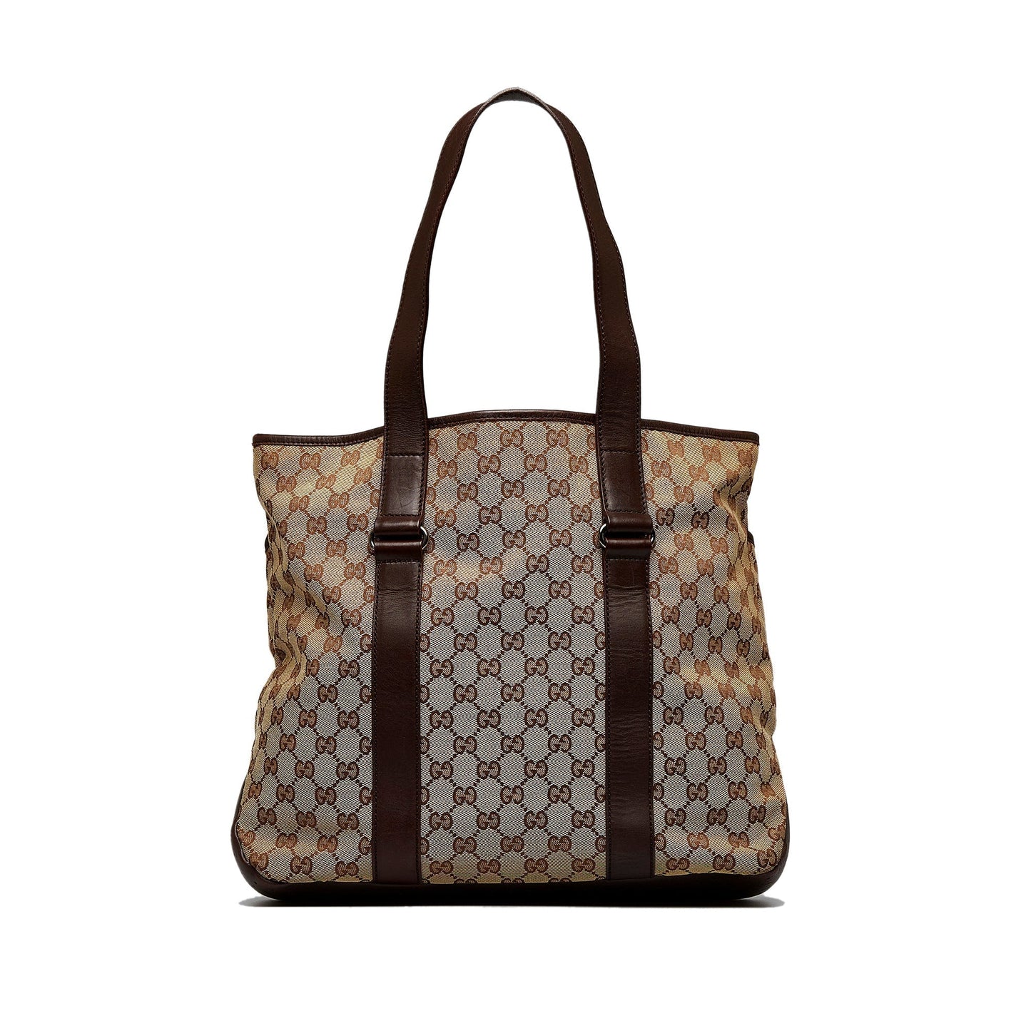 Gucci Leather Canvas Tote