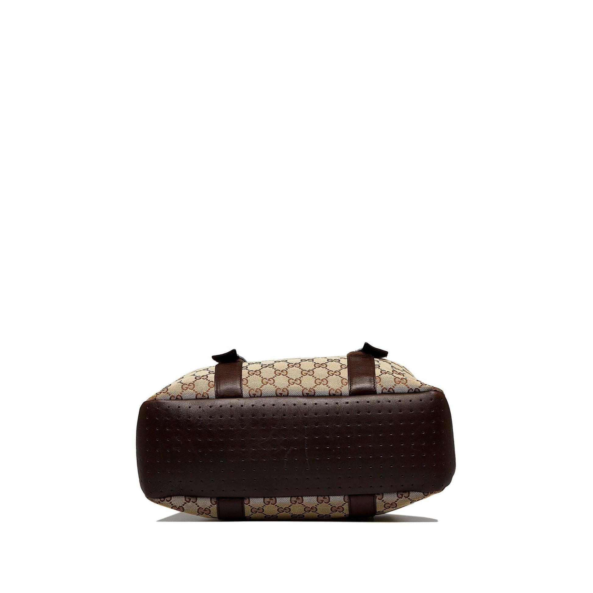 Gucci Leather Canvas Tote
