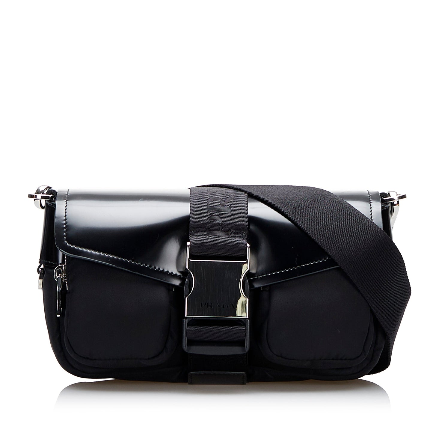 Prada Re-Nylon & Spazzolato Pocket Crossbody Bag