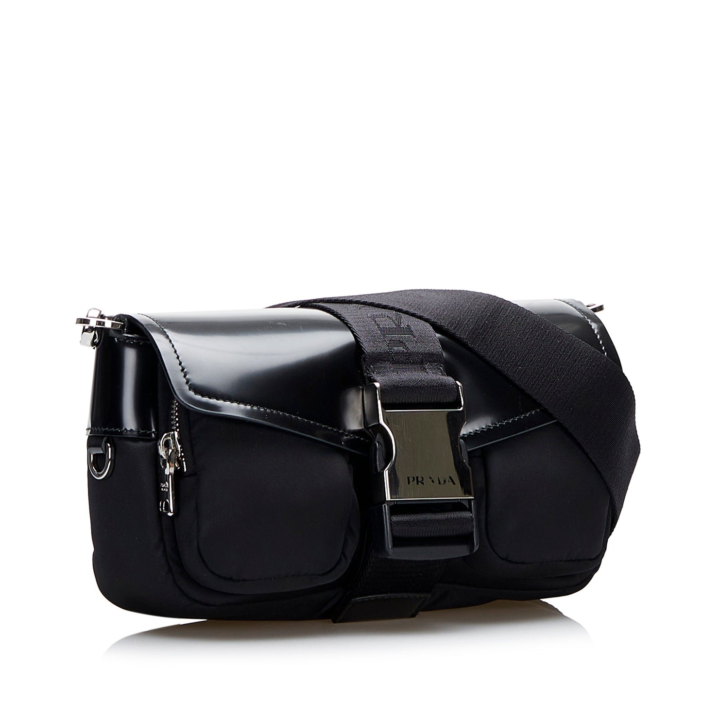 Prada Re-Nylon & Spazzolato Pocket Crossbody Bag