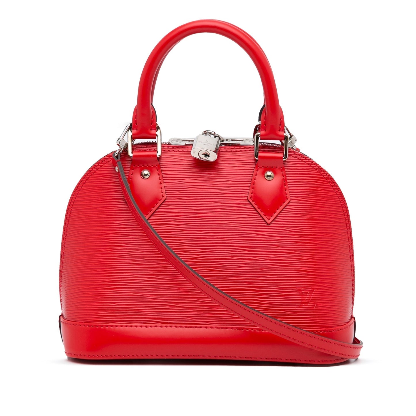 Louis Vuitton Alma BB Red Epi Handbag