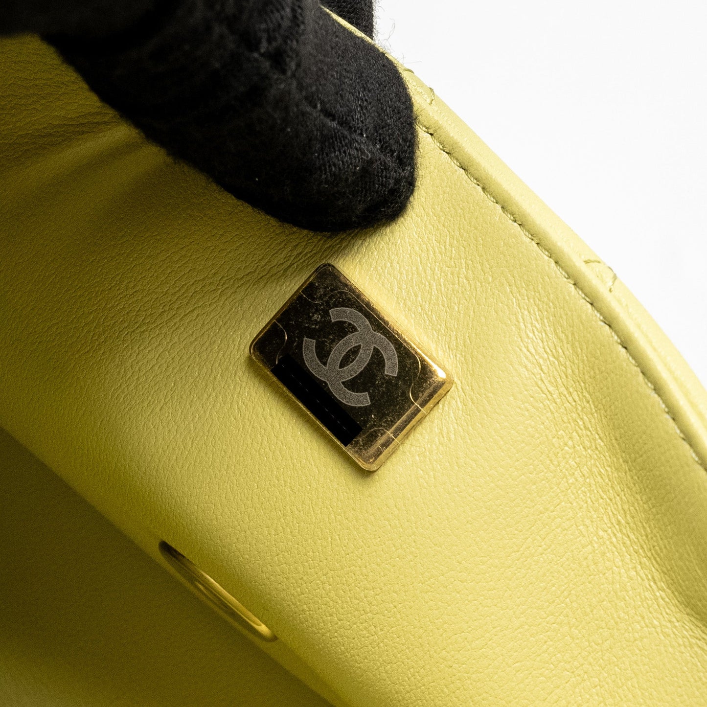 Chanel Mini Rectangular Flap Bag Lambskin Pistachio L (Microchip)