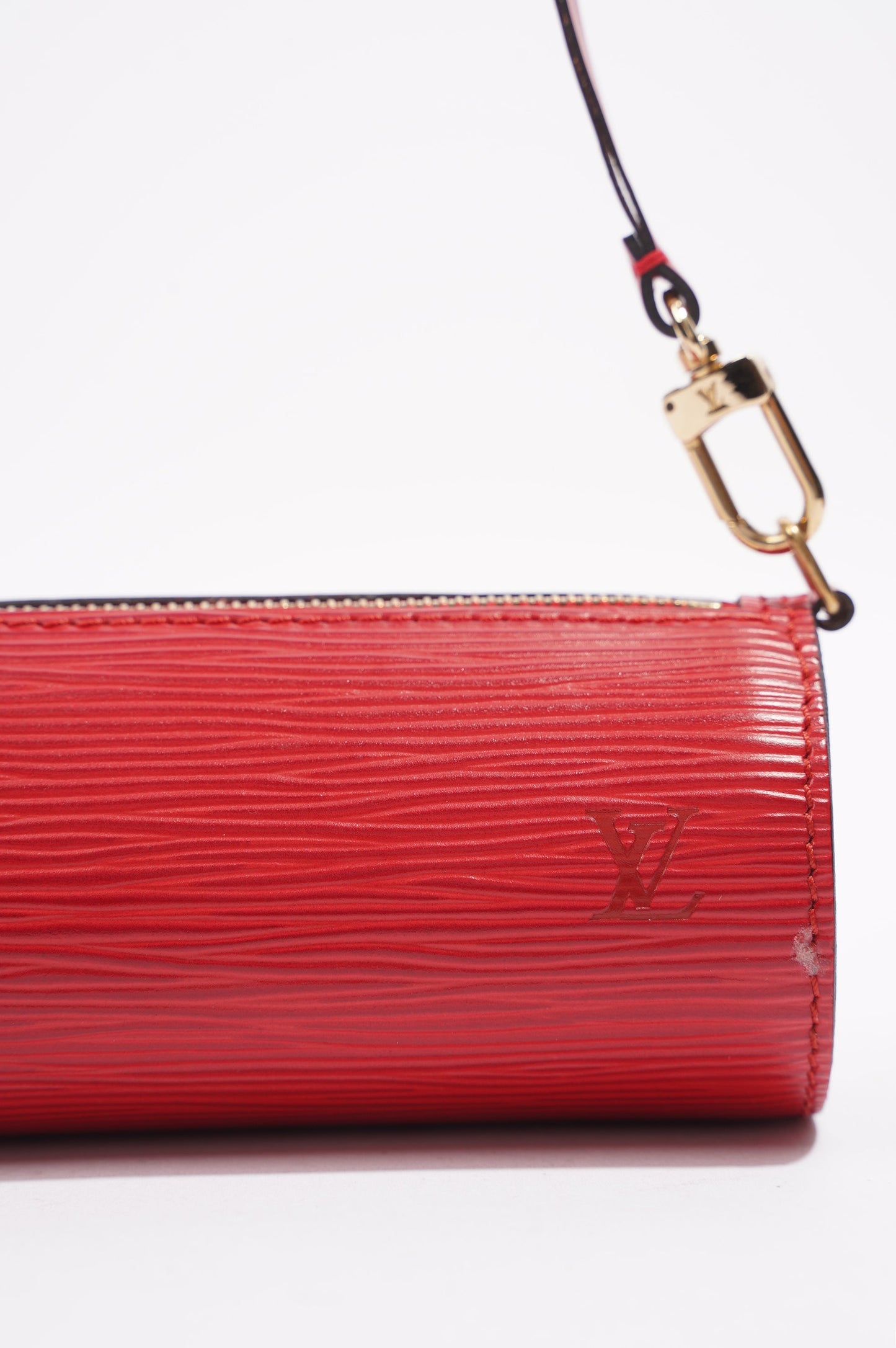 Louis Vuitton Mini Papillon Red Epi Leather Handbag