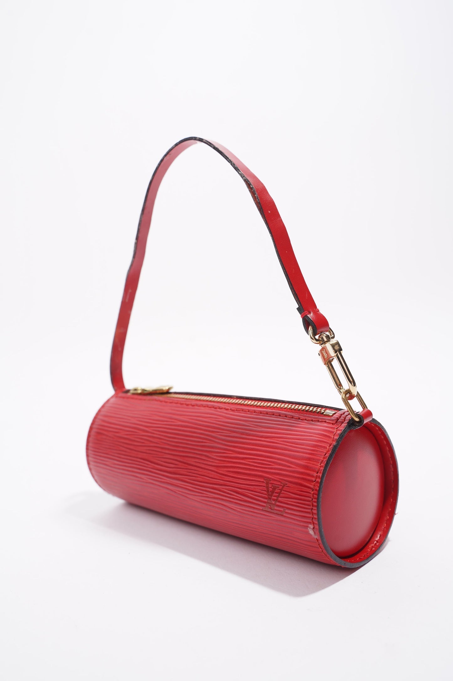 Louis Vuitton Mini Papillon Red Epi Leather Handbag