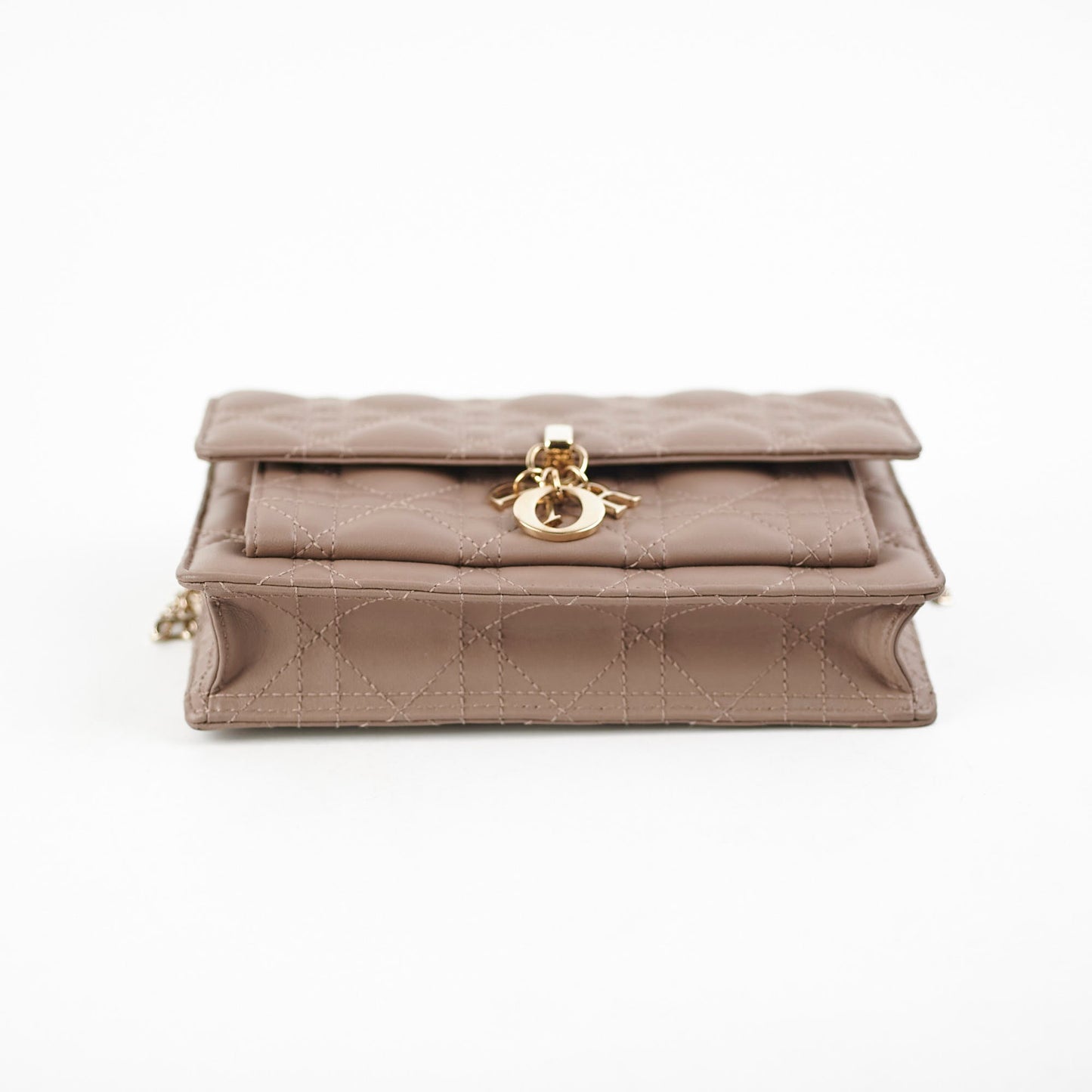 Dior My Dior Daily Chain Pouch Dark Beige HOLD BC