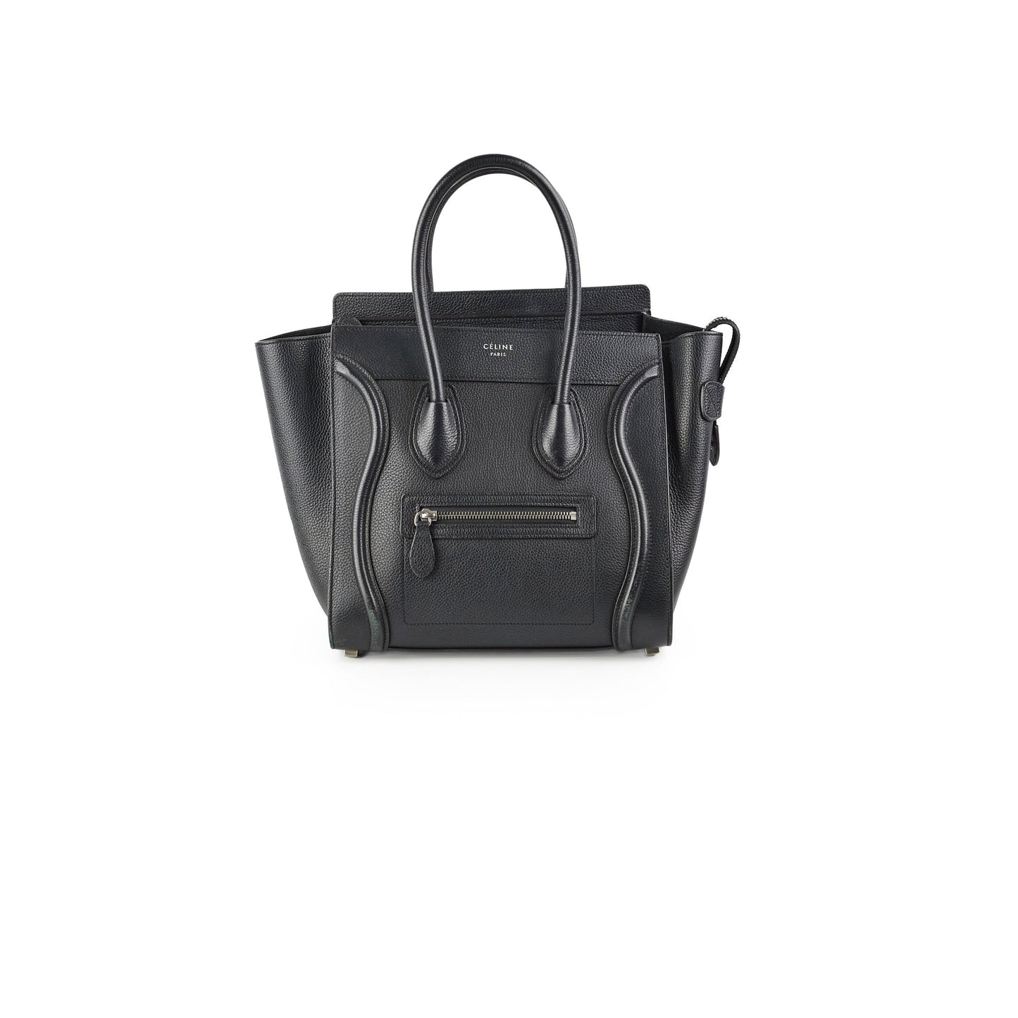 Luxury CELINE Micro Luggage Black Bag