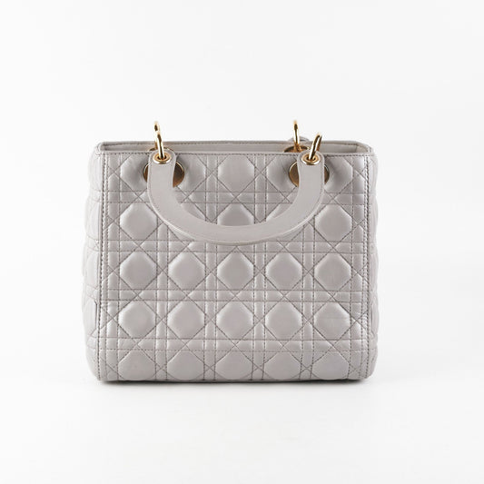 Christian Dior Medium Lady Dior Grey
