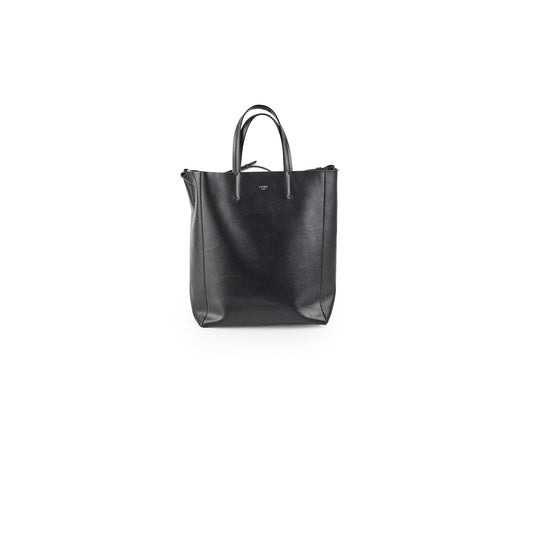 Luxury CELINE Leather Tote Black