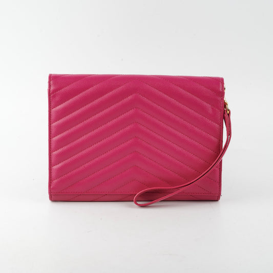 Saint Laurent Pink Clutch