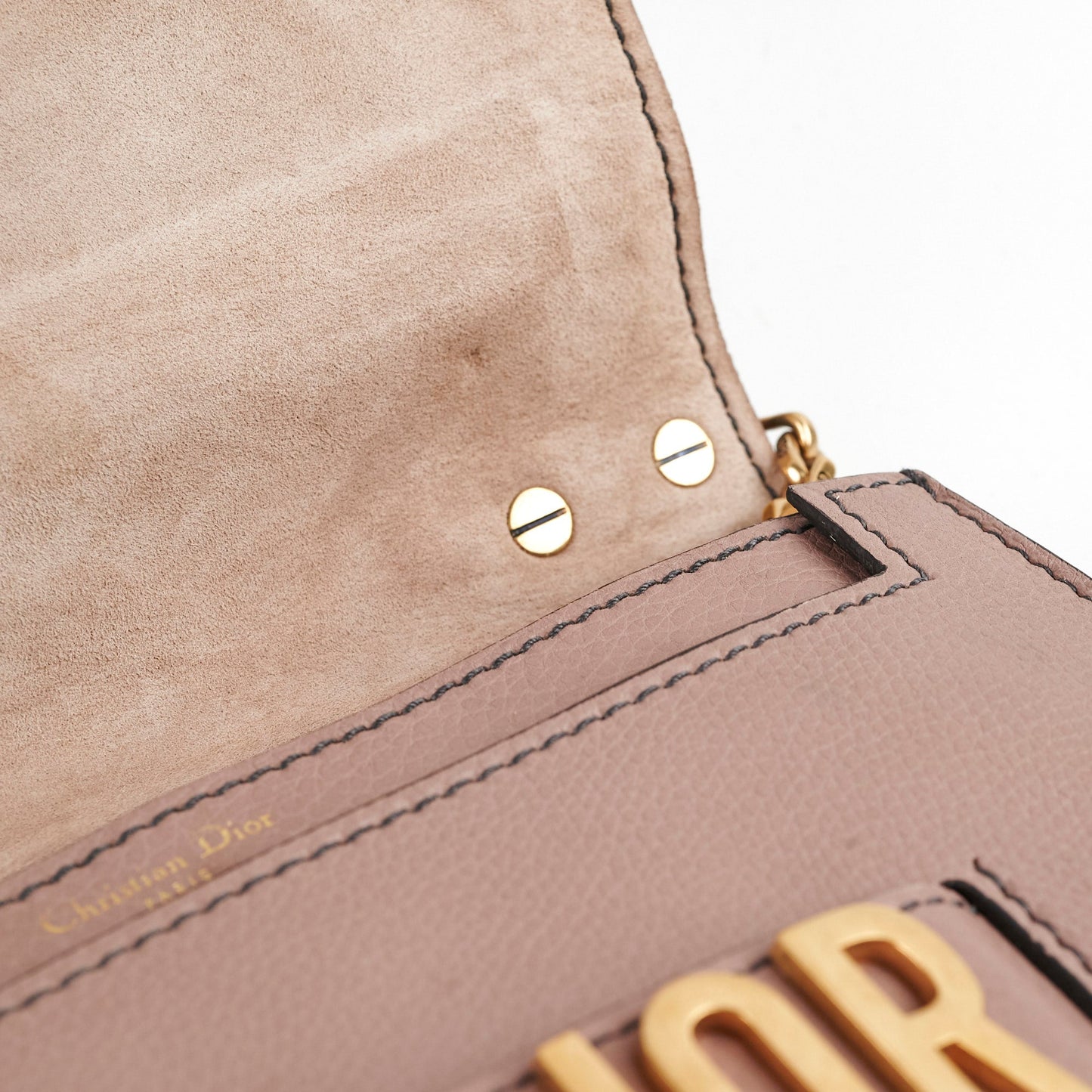 Christian Dior J'adior Medium Dusty Pink Flap Bag
