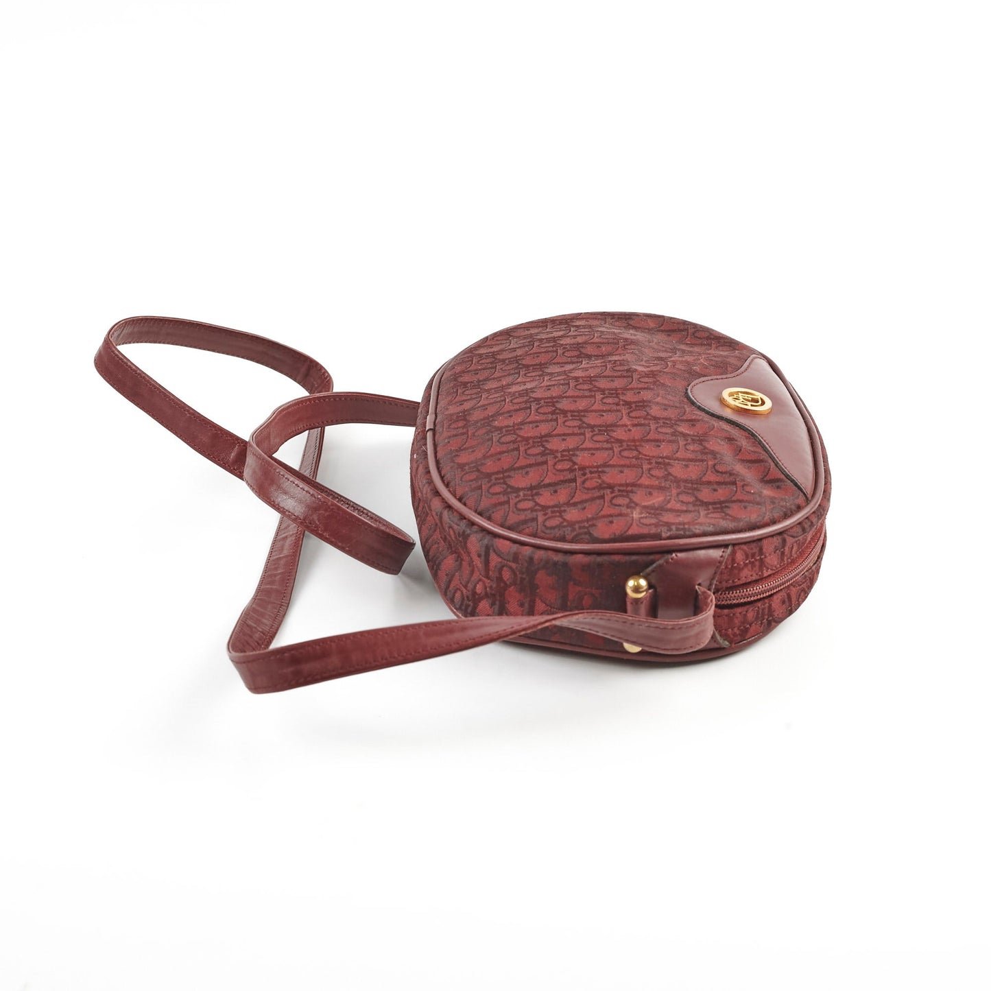 Dior   Burgundy Camera Bag Crossbody