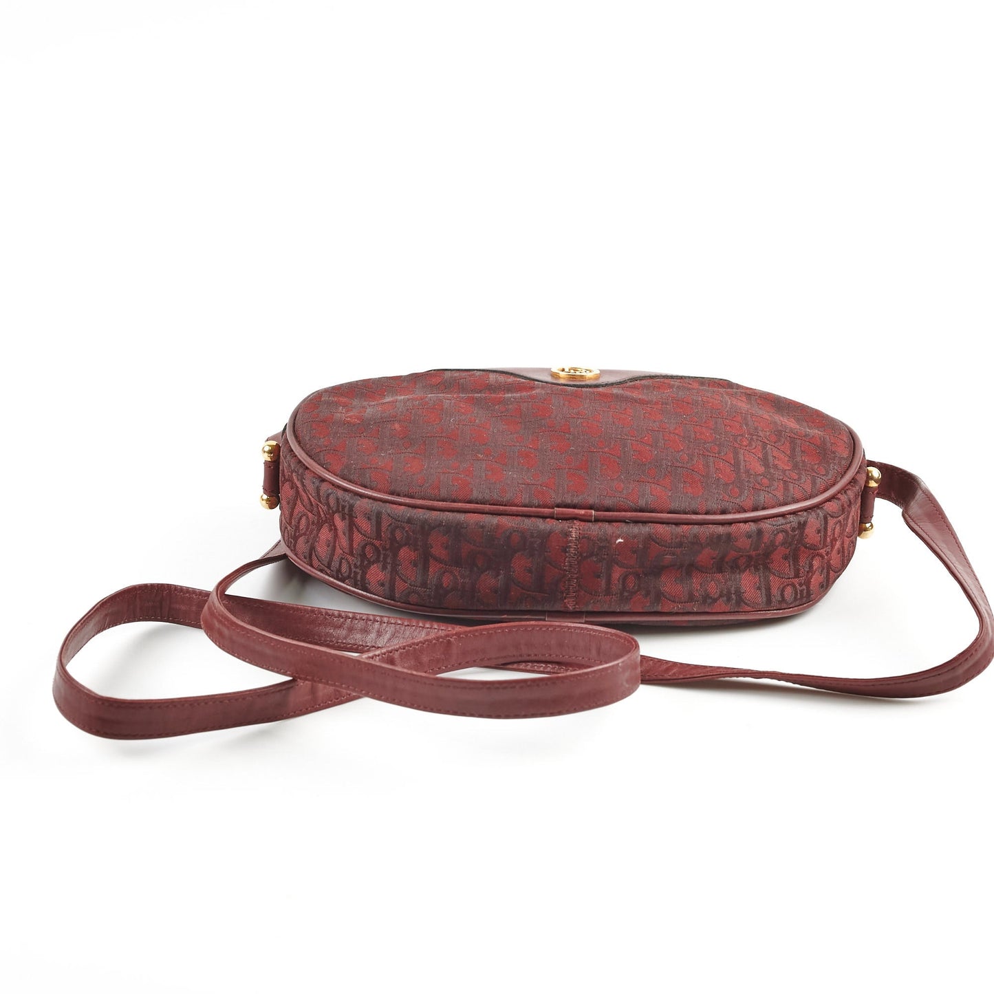 Dior   Burgundy Camera Bag Crossbody