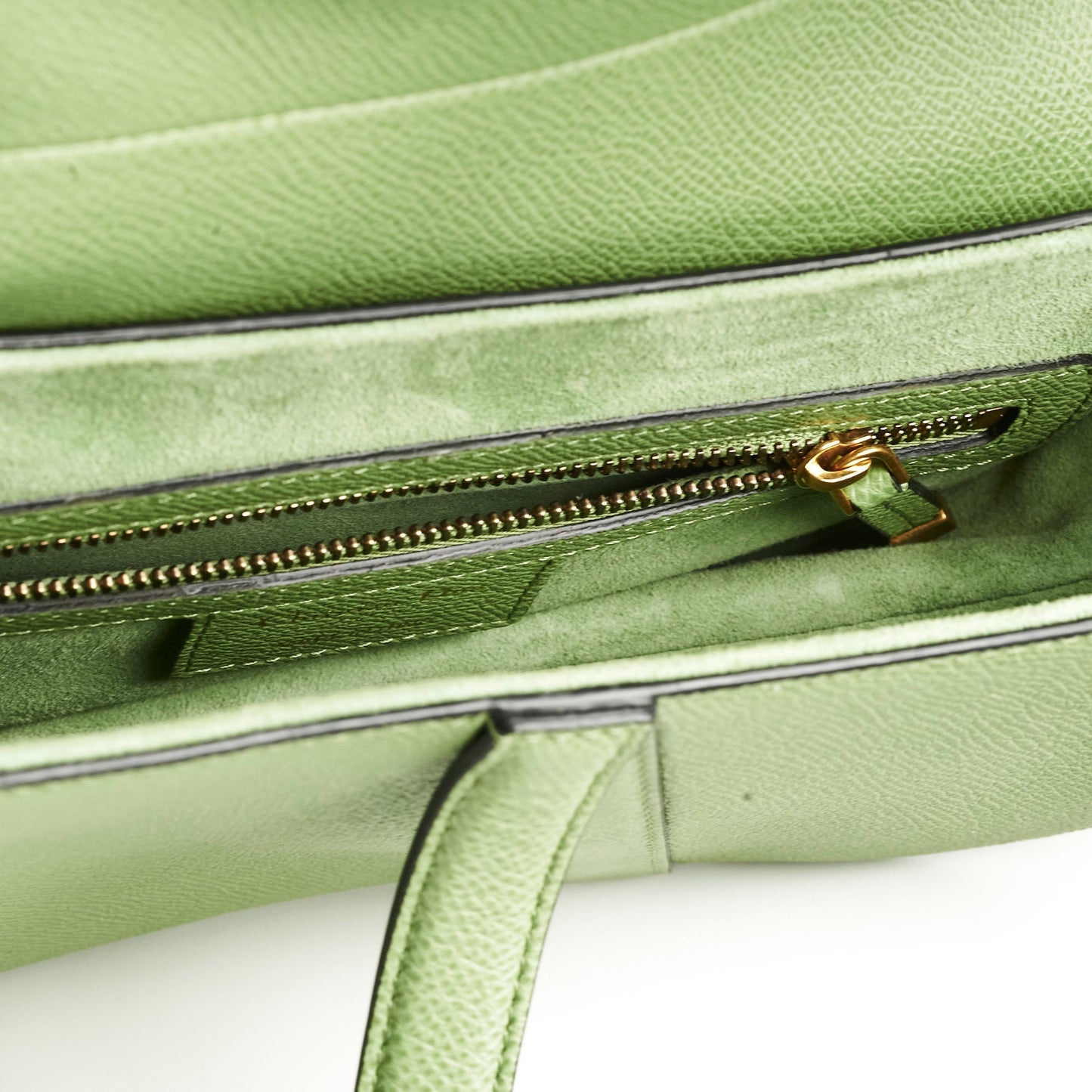 Christian Dior Saddle Bag Green