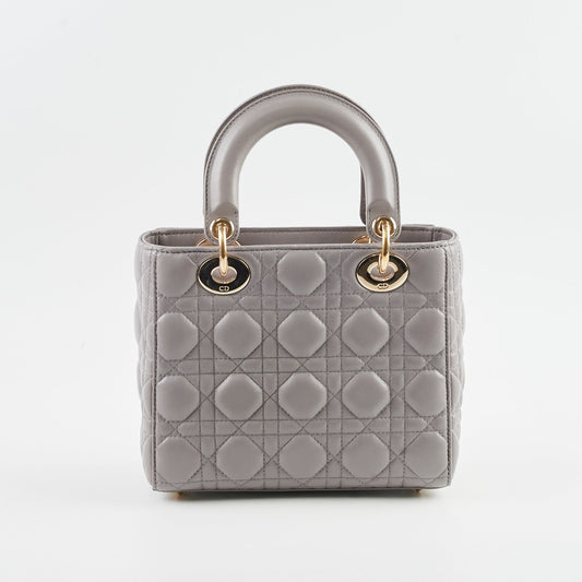 Christian Dior Small Lady Dior ABC Grey