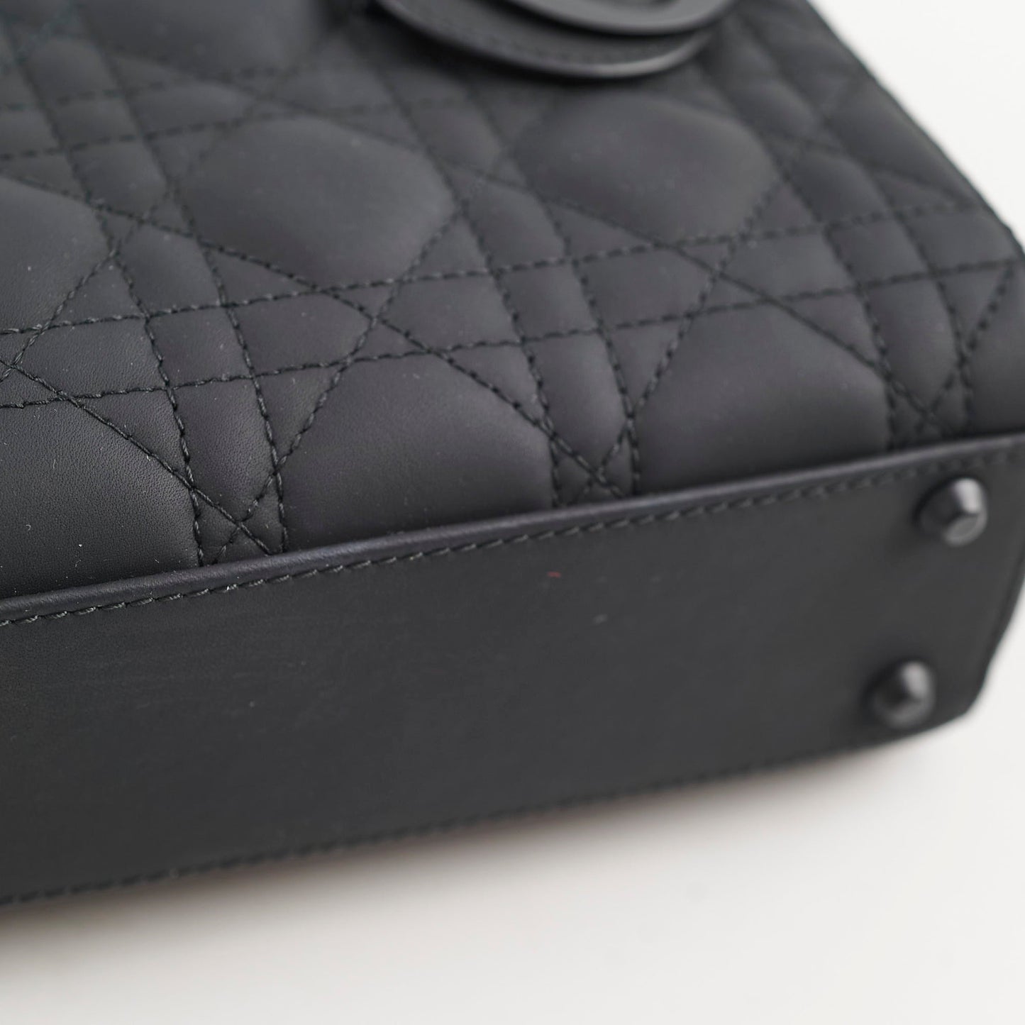 Christian Dior Lady Dior Mini Black Ultra Matte