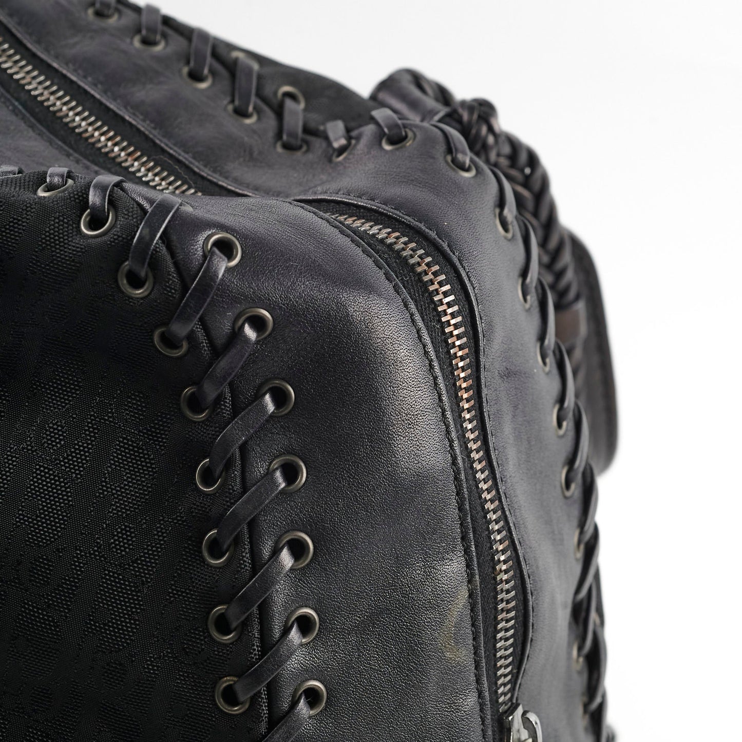 Christian Dior Oblique Nylon Tote Black
