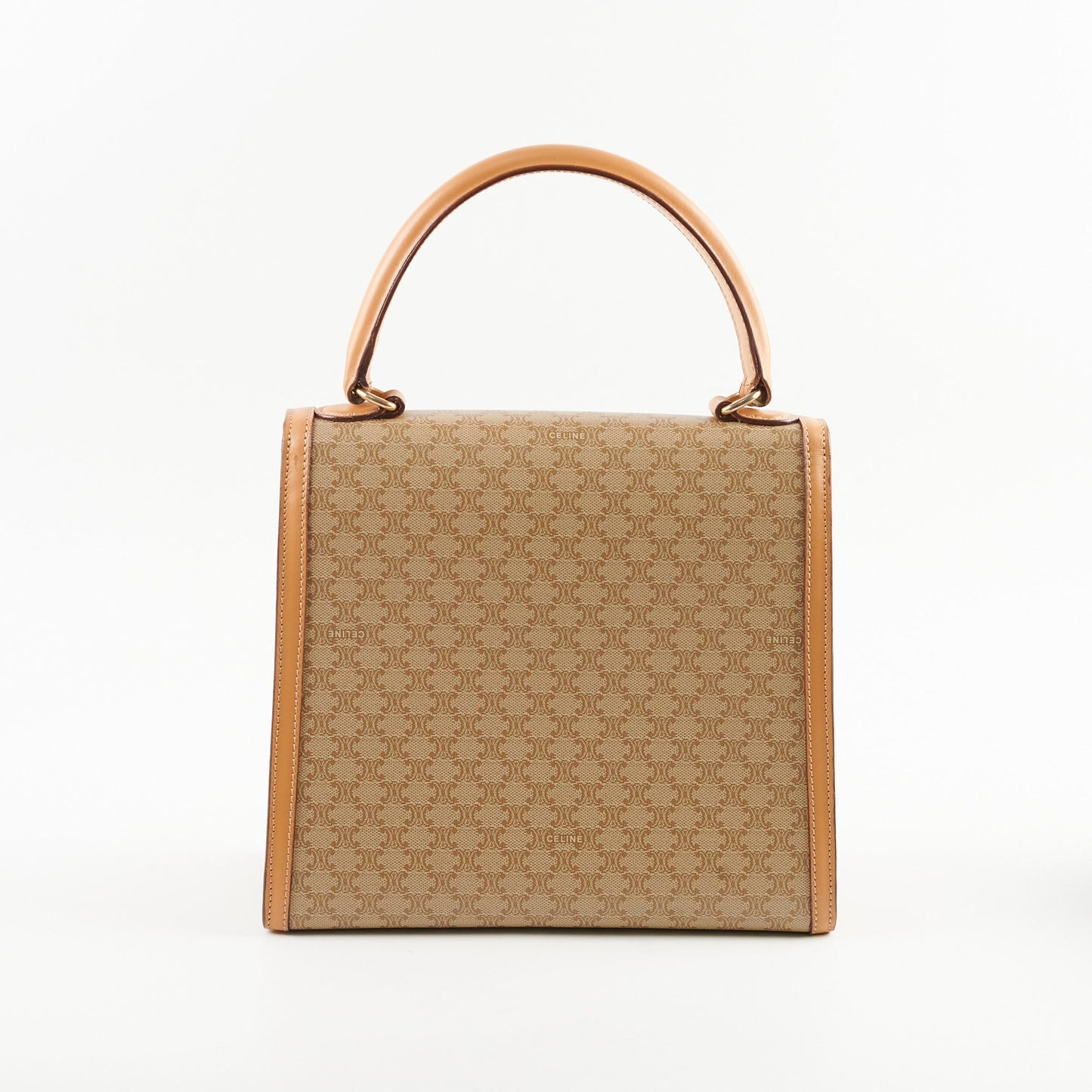 Luxury CELINE Macadam Kelly Bag Beige