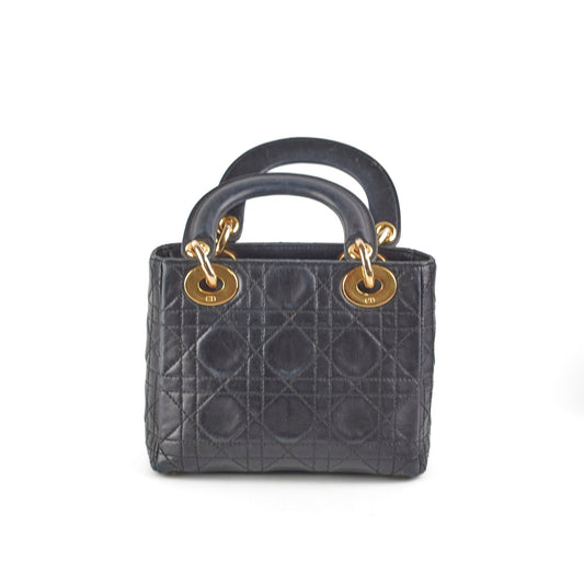Christian Dior Lady Dior Mini Black   1997