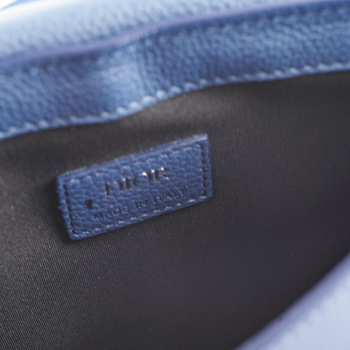 Christian Dior Mens Saddle Navy Crossbody Bag
