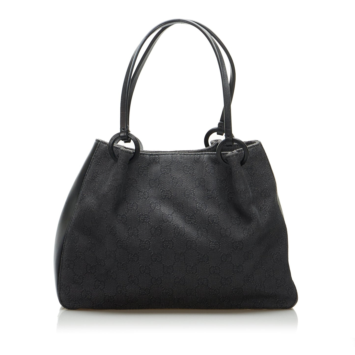Gucci Leather Canvas Tote