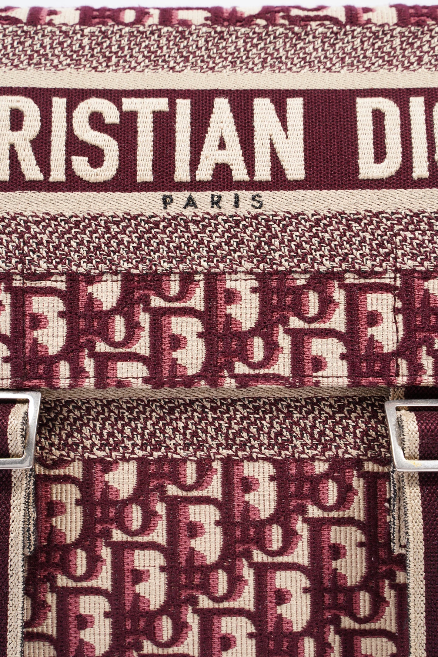 Christian Dior Diorcamp Messenger Burgundy Dior Oblique Canvas Medium