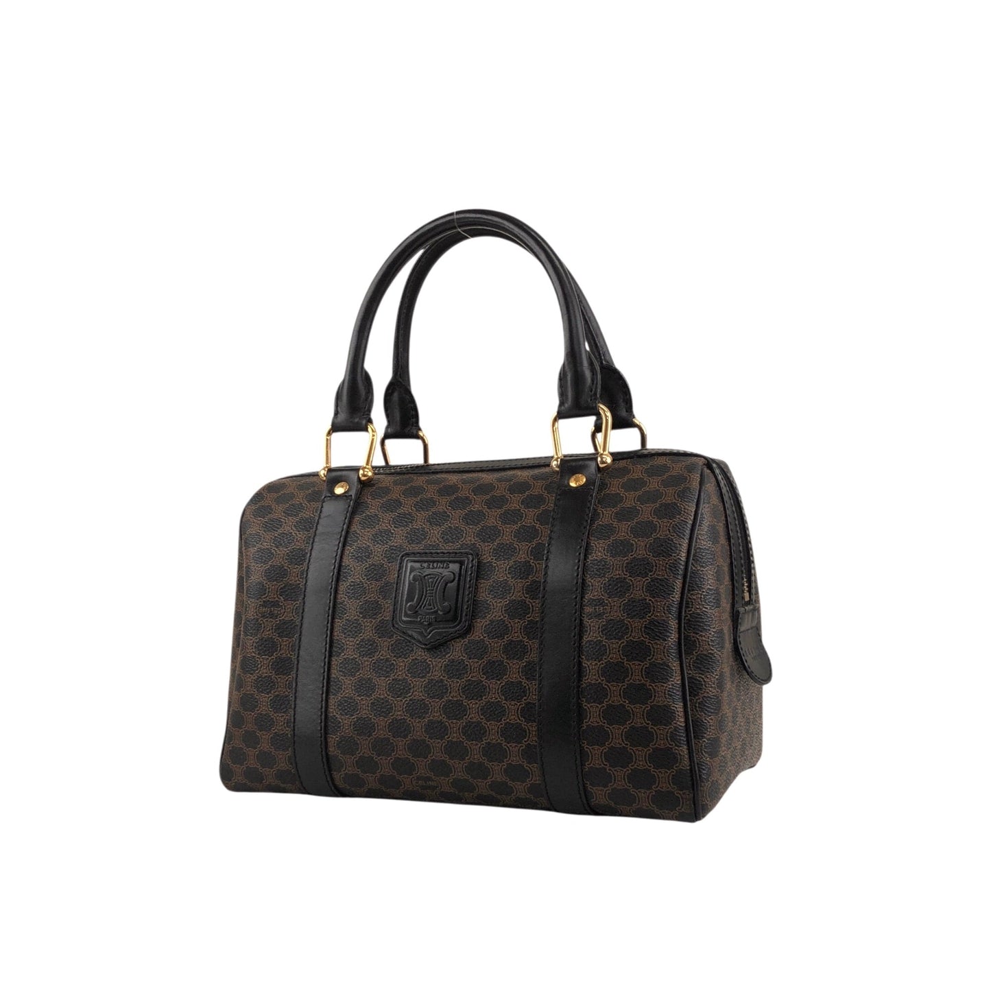 CELINE Two-way Small Boston bag Shoulder bag Black k7b5zs