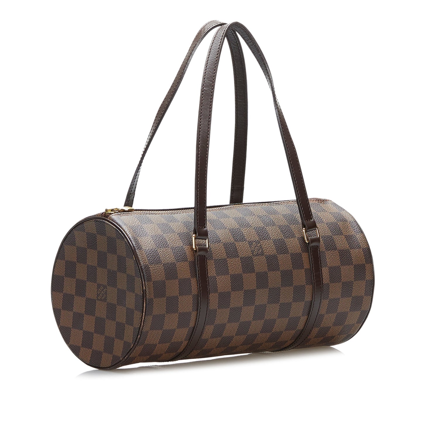 Louis Vuitton Papillon 30 Damier Ebene Canvas Handbag