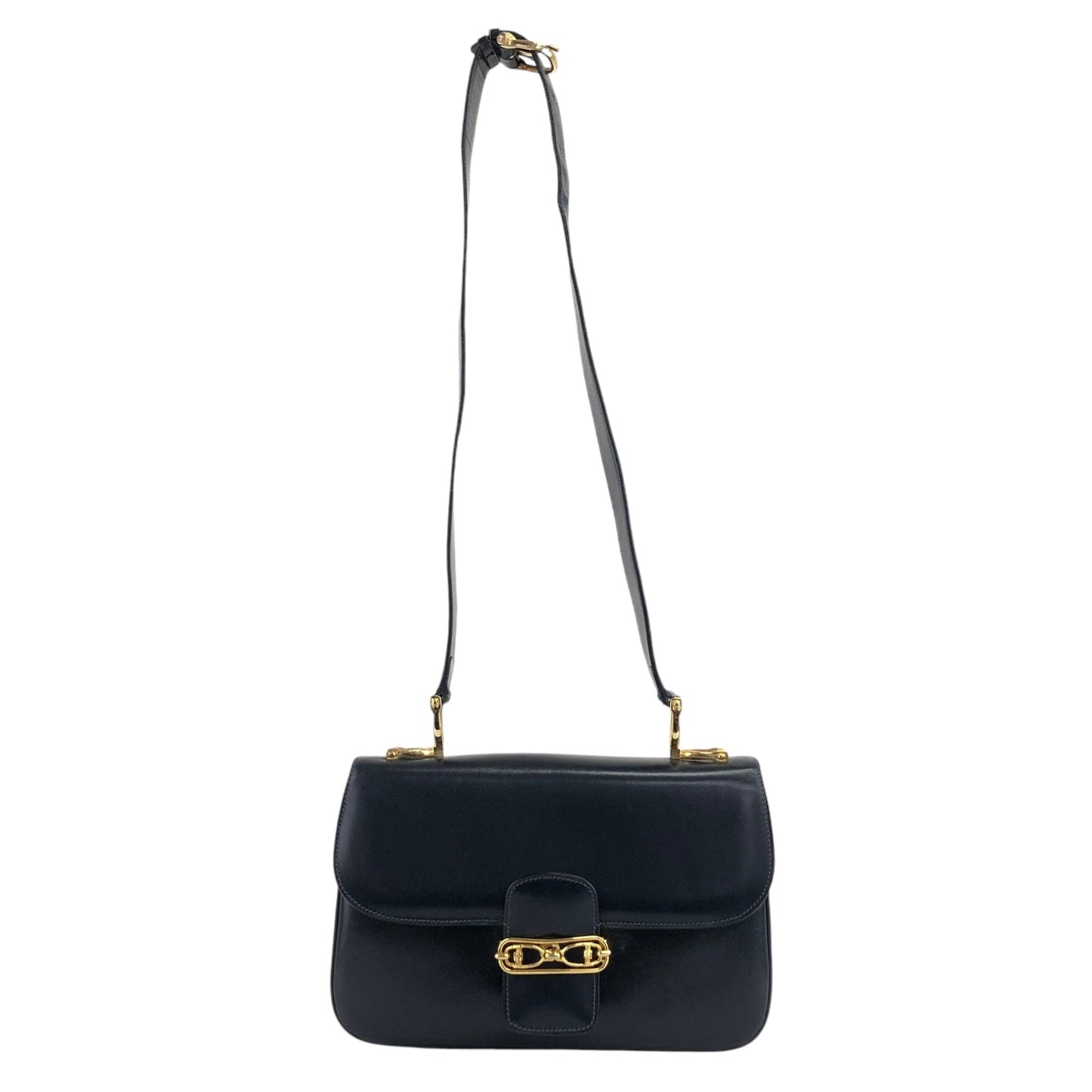 CELINE Horse Bit Shoulder bag Dark Navy k2egpz