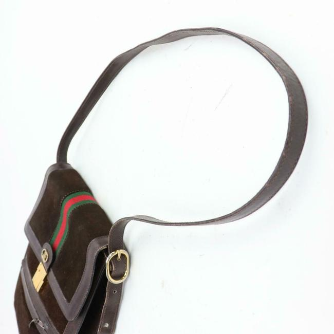 Gucci Envelope Lou Leather Top Handle Shoulder Bag