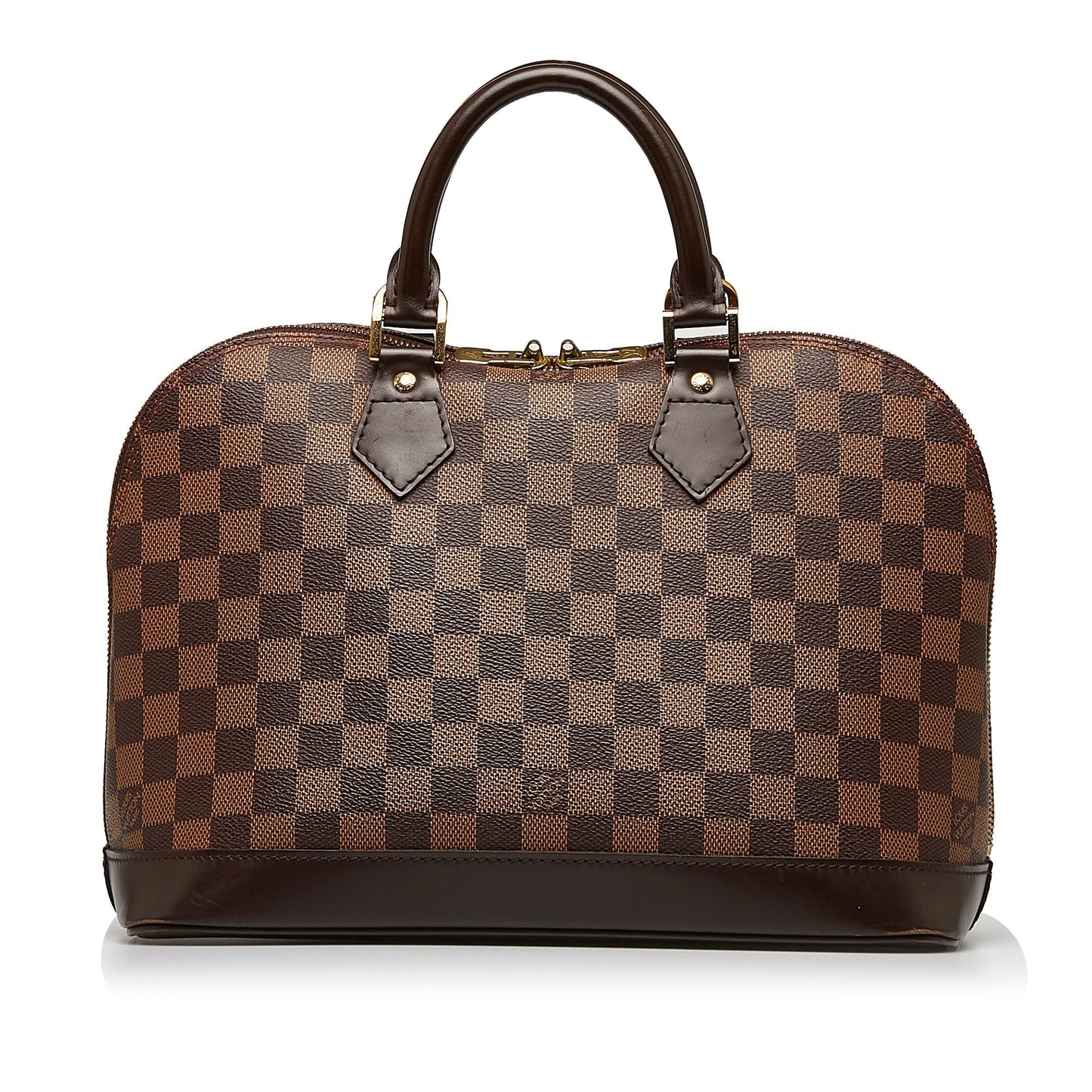 LOUIS VUITTON Damier Ebene Alma PM Handbag