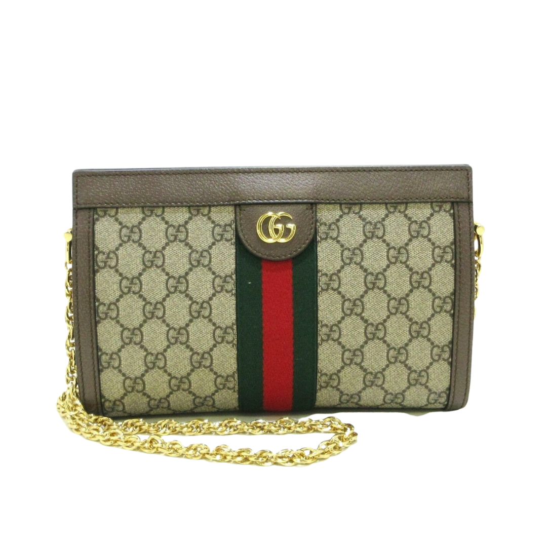 Gucci Chain Leather Shoulder Bag