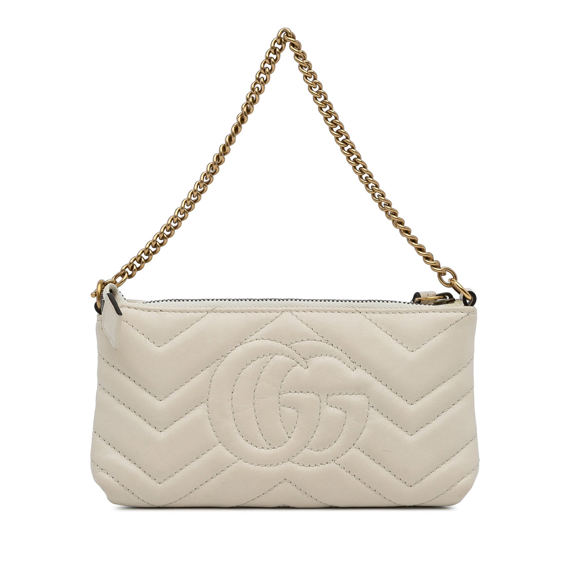 Gucci GG Marmont Quilted Chain Handbag