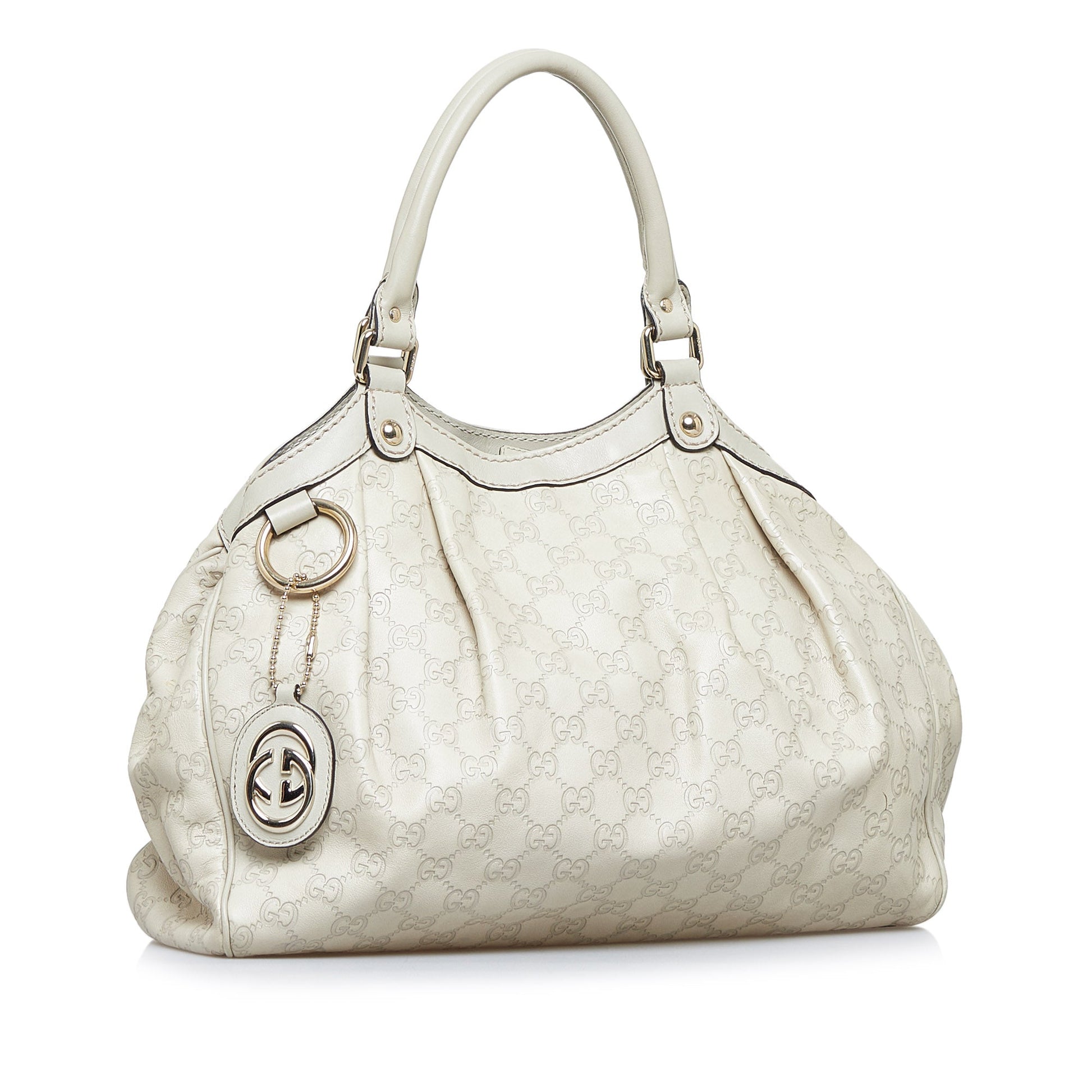 Gucci Guccissima Brown Leather Tote Style 7