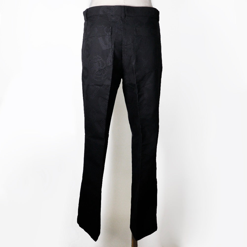 Chanel Icon Pants Cotton Black Classic Flap Tote