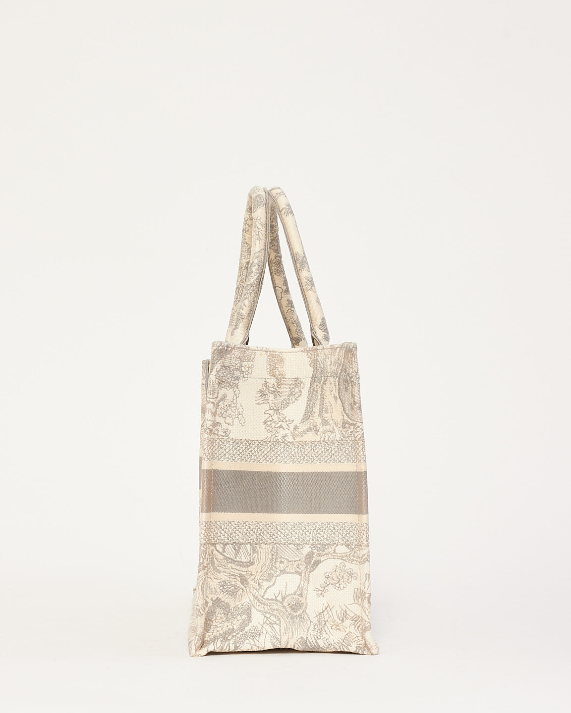 Dior Book Tote Leather Canvas Tote