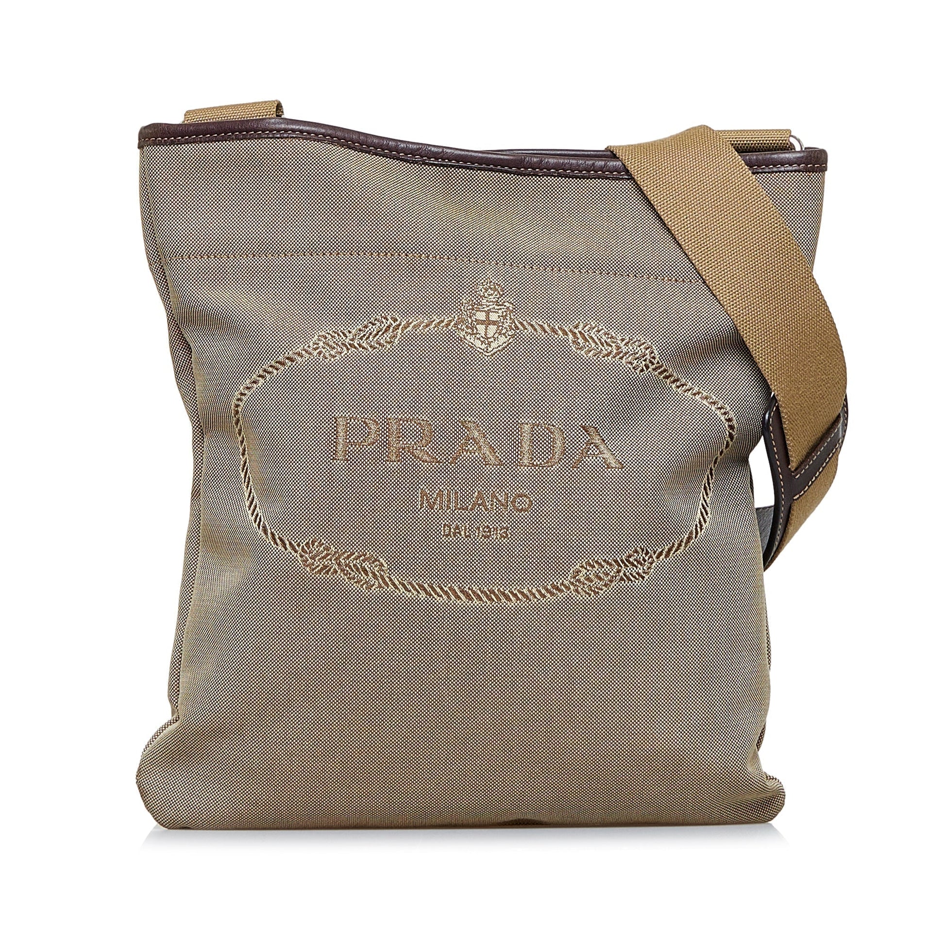 Prada Canapa Logo Crossbody Bag