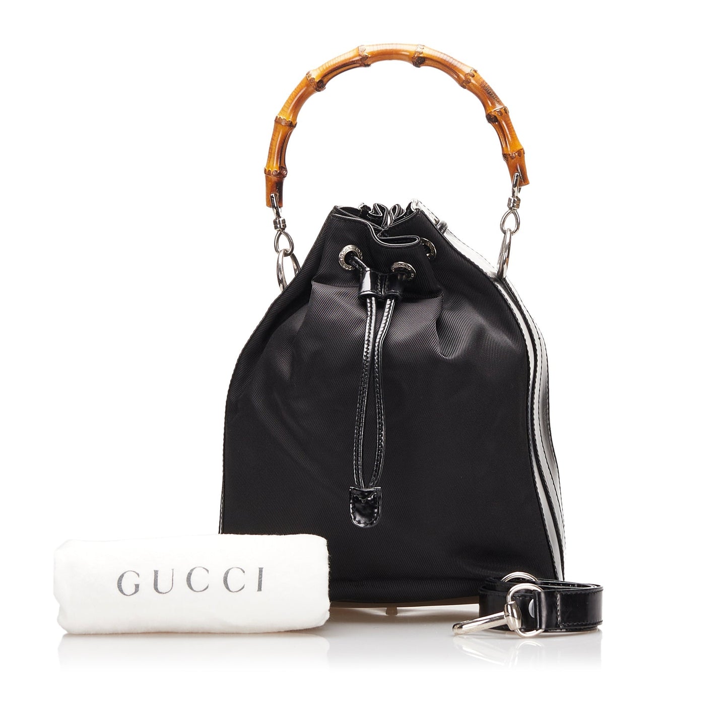 Gucci Nylon Top Handle Handbag