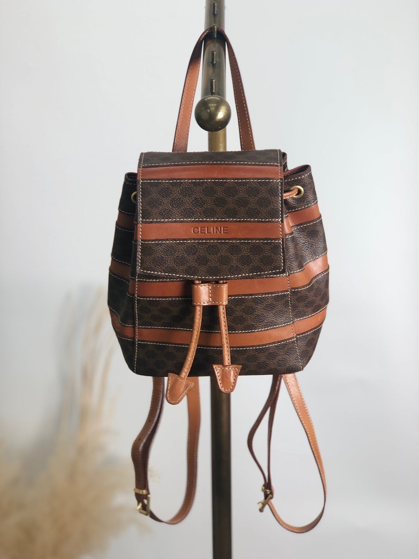 CELINE Macadam Backpack Brown gz2nkr