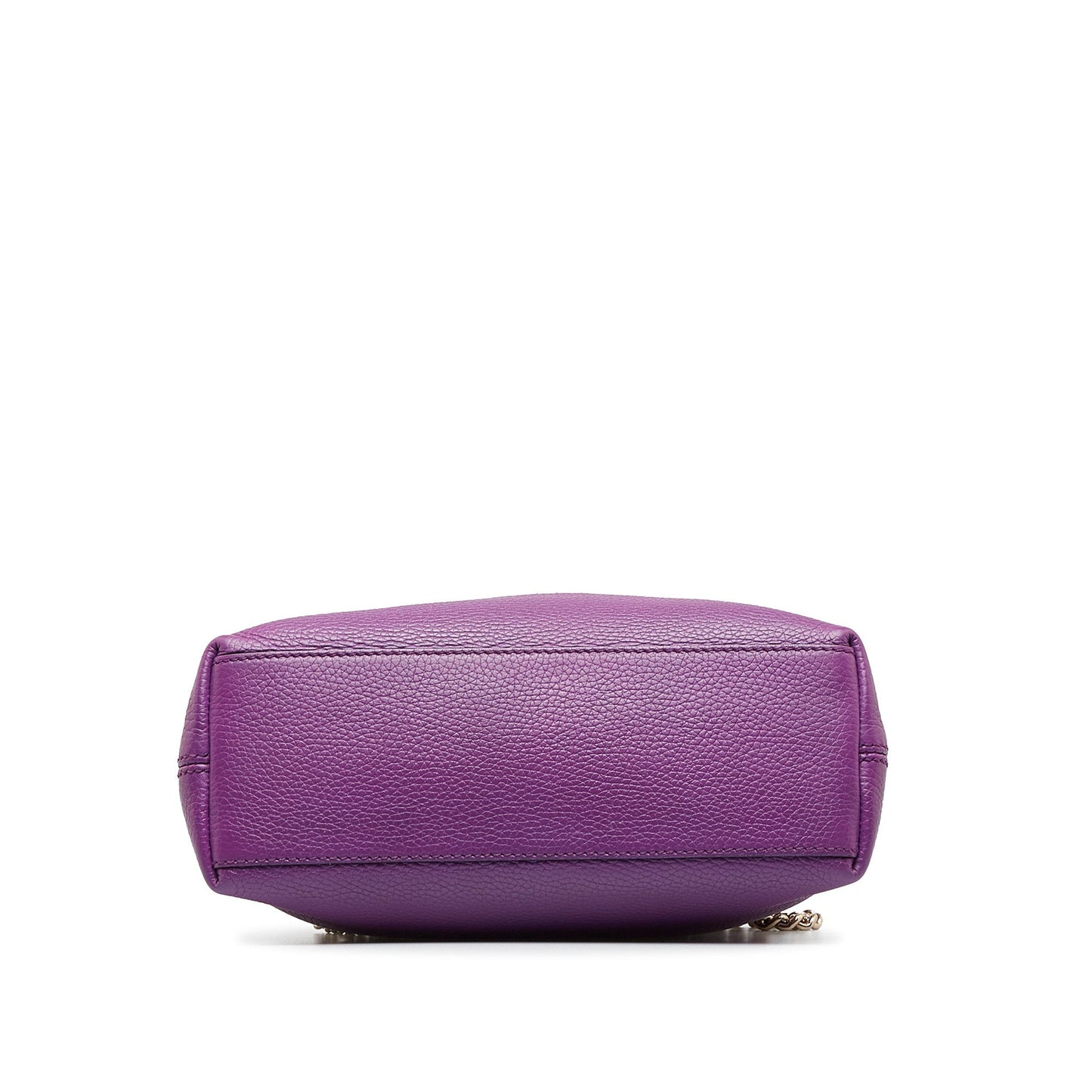 Gucci Soho Purple Leather Chain Tote Style 2