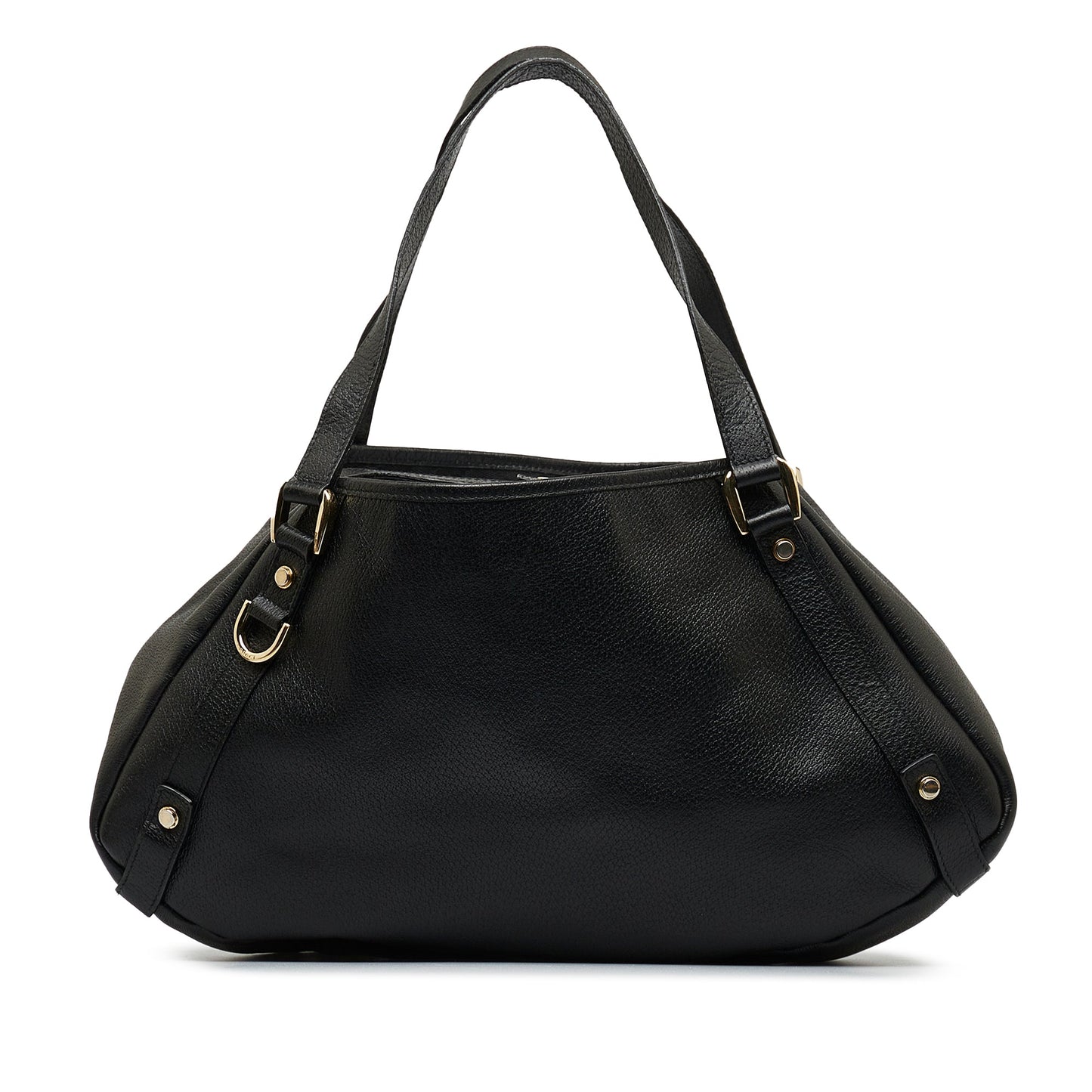 Gucci Abbey Black Leather Tote Style 1